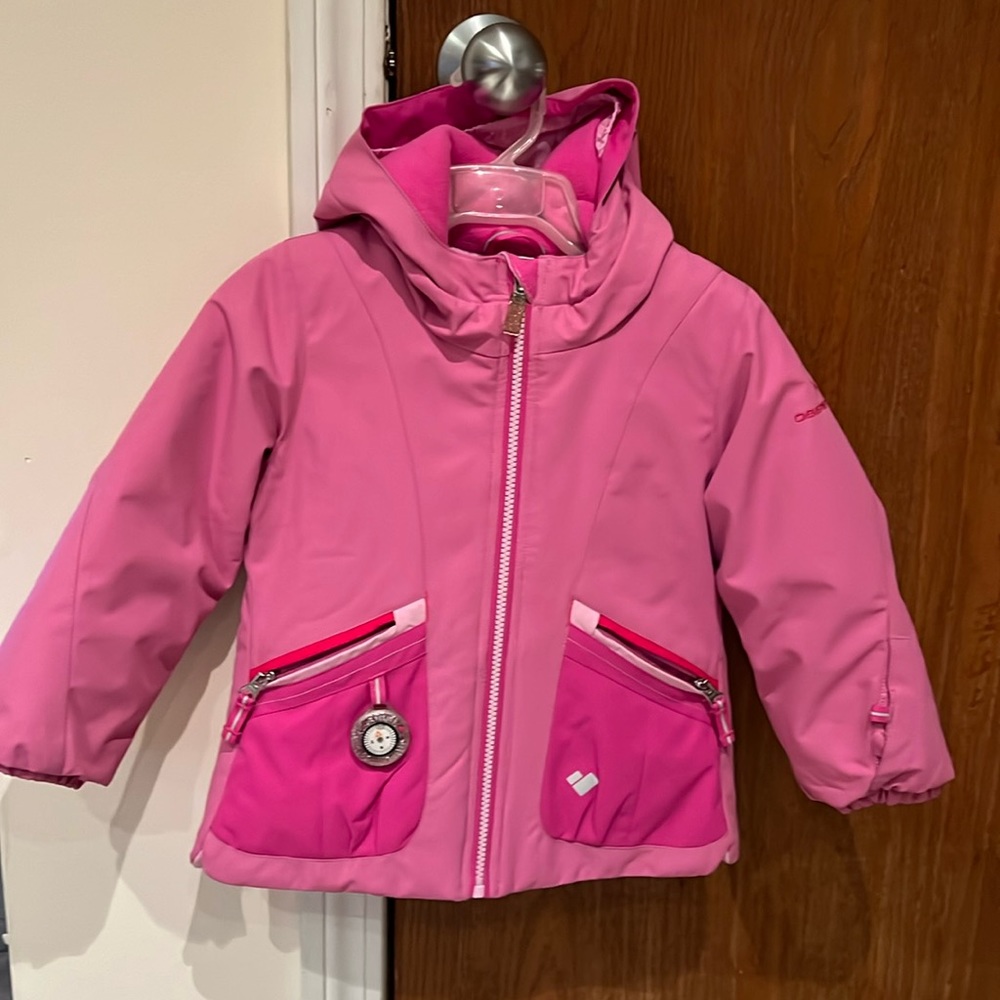 Obermeyer toddler size 3, pink winter jacket